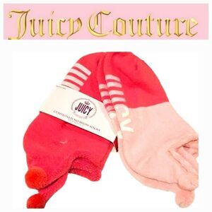 Juicy Couture 2-PK Cushioned No-Show Socks- Pink
